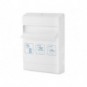 Distributore veline copri WC QTS in ABS con capacità 200 veline bianco IN-4039/WS