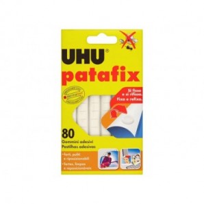 Gommini adesivi Uhu Patafix bianco Conf. 80 pezzi - D1620_151371