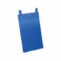 Tasche per identificazione Durable con fascette di aggancio blu f.to esterno mm 223x530- inserto A4 vert. cf. 50- 175007