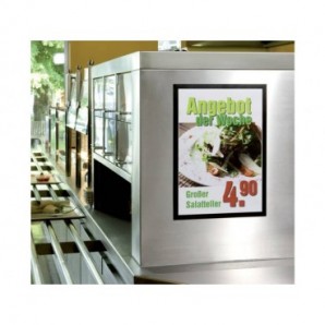 Cornici con pannello magnetico DURABLE DURAFRAME® A3 nero 325x445mm conf. 2 - 487301_176445