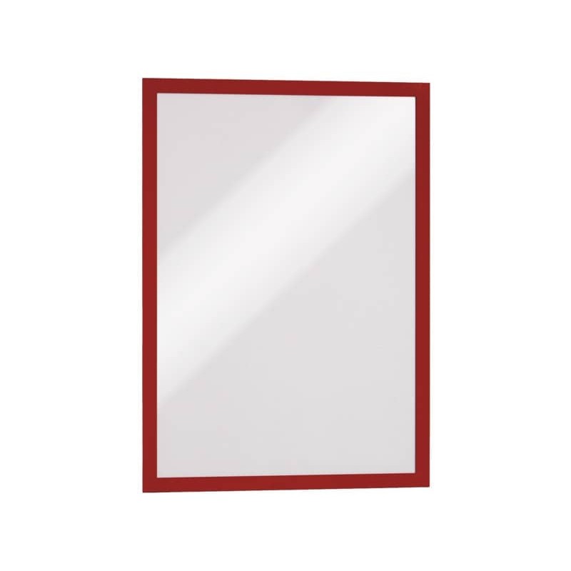 Cornici con pannello magnetico DURABLE DURAFRAME® A3 rosso 325x445mm conf. 2 - 487303_300056