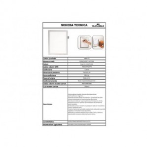 Cornice espositiva adesiva DURABLE DURAFRAME® NOTE A4 argento metallizzato - 499323_159652