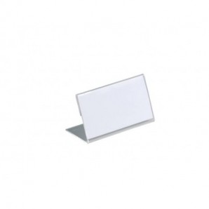 Portanomi DURABLE da tavolo acrilico trasparente inserto 52x100mm conf. 10 - 805519