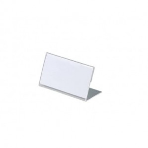 Portanomi DURABLE da tavolo acrilico trasparente inserto 52x100mm conf. 10 - 805519