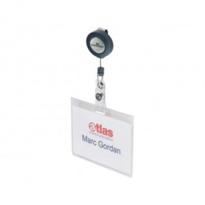 Accessori per portanomi e portabadge DURABLE chiocciole YO-YO rotonda in plastica conf. 10 - 815258_537922