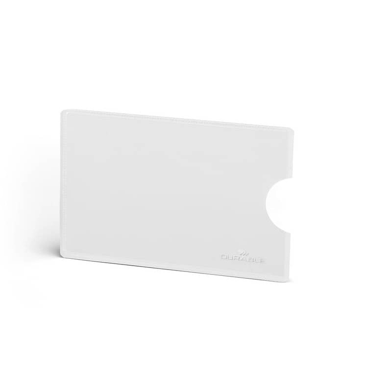 Portabiglietti da visita Durable BUSINESS CARD BOX DUO alluminio