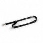 Cordoncino portabadge STAFF DURABLE cordoncini STAFF in tessuto nero 20mm x 44cm conf. da 10 - 823901