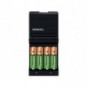 Caricabatterie Duracell Charger CEF 14 (4 ore) con 2 AA+2AAA Value DU101_137301