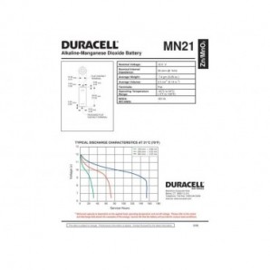 Batterie alcaline Duracell MN21 12 v apricancello/macchina MN21 conf. da 2 - DU25_069032