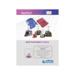 Buste trasparenti senza grip WePoly f.to 10x15 cm trasparente conf. da 1000 buste - P100150_139063