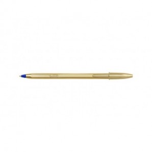 Penna a sfera BIC Cristal Shine Gold M 1 mm blu 9213401_158819