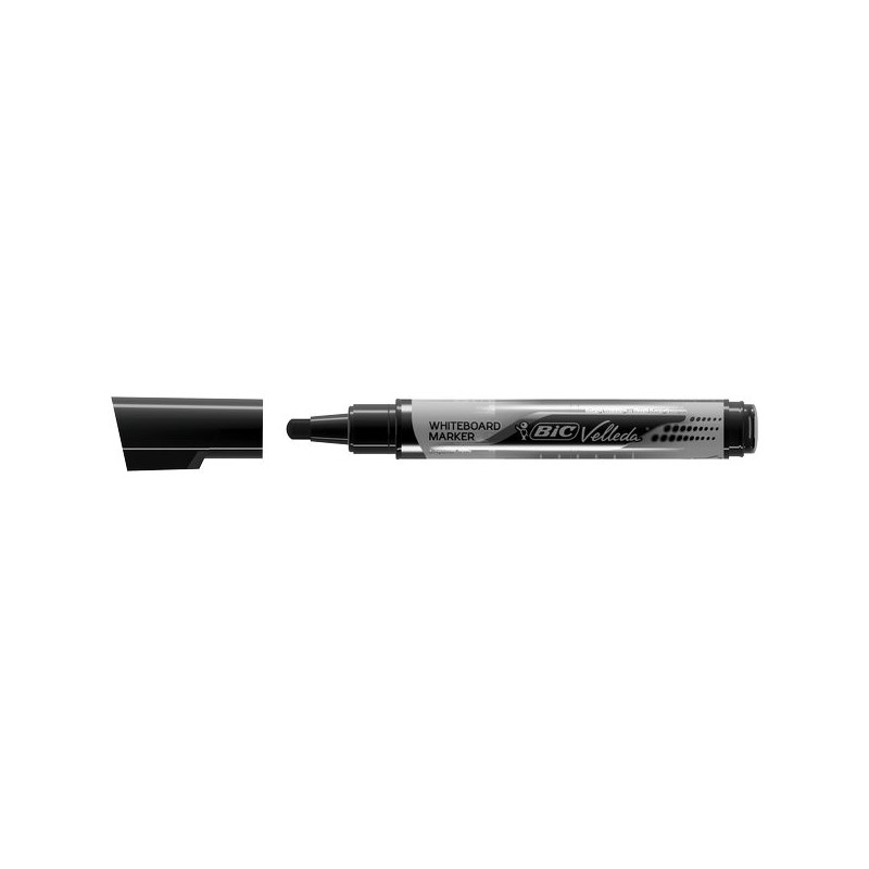 Marcatore per lavagne bianche BIC Velleda Liquid Ink Pocket punta conica 4,2 mm nero - 902088_129515