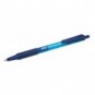 Penna a sfera a scatto BIC SoftFeel Clic Grip M 1 mm blu Conf. 12 pezzi - 837398_234988