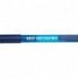 Penna a sfera a scatto BIC SoftFeel Clic Grip M 1 mm blu Conf. 12 pezzi - 837398_234988