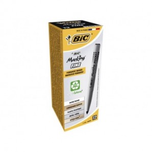 Marcatore permanente BIC Marking Pocket 1445 punta conica 1 mm nero 8209021_135117