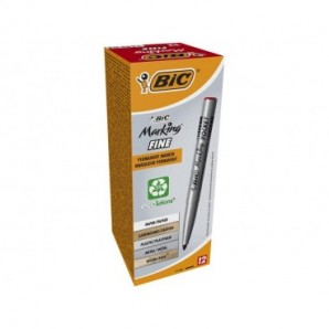 Marcatore permanente BIC Marking Pocket 1445 punta conica 1 mm rosso 8209001_135095