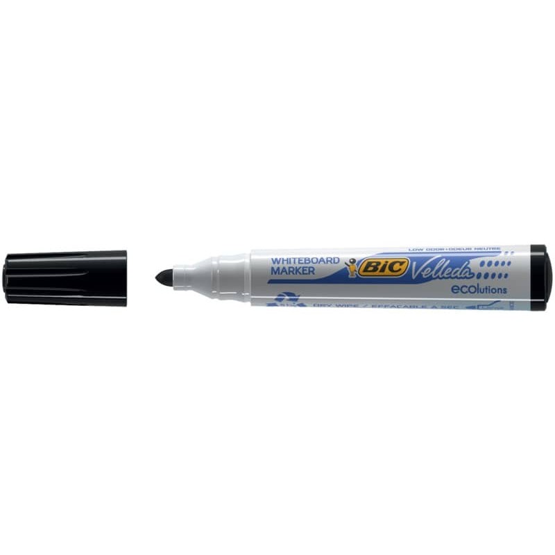 Marcatore per lavagne bianche BIC Velleda 1701 punta conica 1,5 mm nero 904937_452078