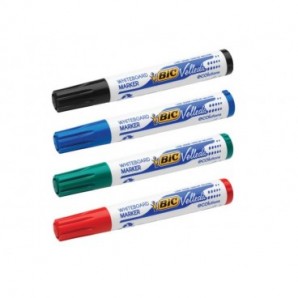 Marcatore per lavagne bianche BIC Velleda 1701 punta conica 1,5 mm nero 904937_452078