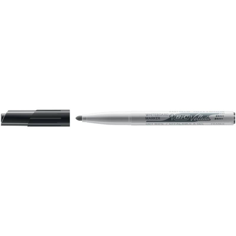 Marcatori per lavagne bianche BIC Velleda 1741 punta conica 4,5 mm nero 1199174109_135516