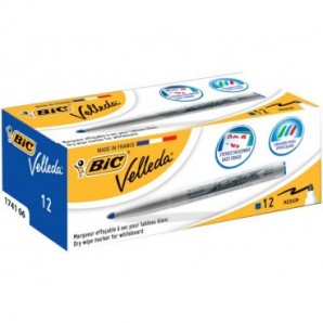 Marcatore per lavagne bianche BIC Velleda 1741 punta conica 4,5 mm blu 1199174106_135508