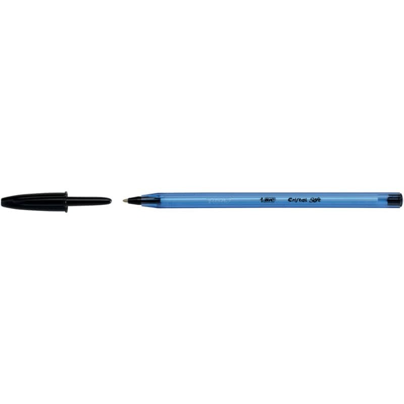 Penna a sfera BIC Cristal Soft M 1,2 mm nero 951433_238208