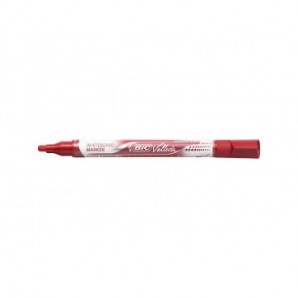 Marcatore per lavagne bianche BIC Velleda Liquid Ink Pocket punta conica 4,2 mm rosso - 902089_129527