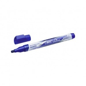 Marcatore per lavagne bianche BIC Velleda Liquid Ink Pocket punta conica 4,2 mm blu - 902087_129521