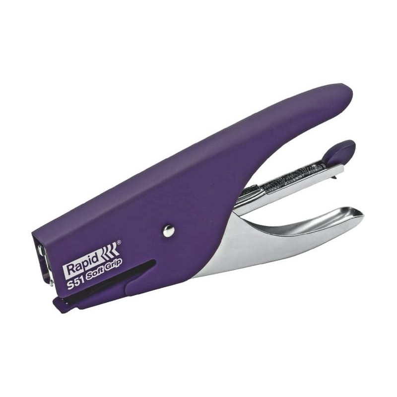 Cucitrice a pinza Rapid S51 SUPREME Soft Grip fino a 15 fogli viola 10538741_892603