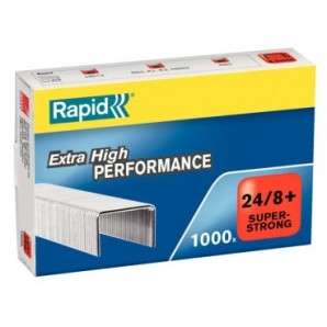 Punti metallici Rapid Super Strong 24/8+ conf. da 1000 - 24858500_189630