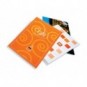 Pouches piccoli formati GBC f.to carta di credito 7,5x10,5 cm 2x125 µm lucido conf da 100 pouches - 3740303