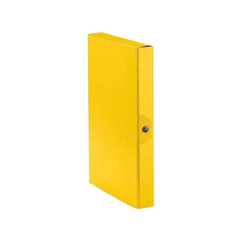 Cartelle portaprogetti Esselte C24 EUROBOX dorso 4 cm presspan biverniciato giallo - 390324090_939733