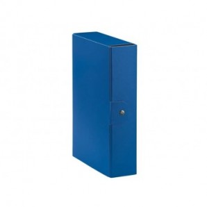 Cartelle portaprogetti Esselte C28 EUROBOX dorso 8 cm presspan biverniciato blu - 390328050_939740