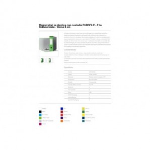 Registratori con custodia Esselte G53 EUROFILE commerciale D8 cartone rivestito in PP verde vivida - 390753940_603355