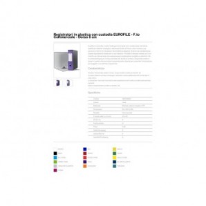 Registratori con custodia Esselte G53 EUROFILE commerciale D8 cartone rivestito in PP lilla - 390753950_603369