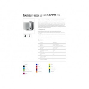Registratore con custodia Esselte G53 EUROFILE commerciale D8 cartone rivestito PP grigio metallizz.-390753970_603394