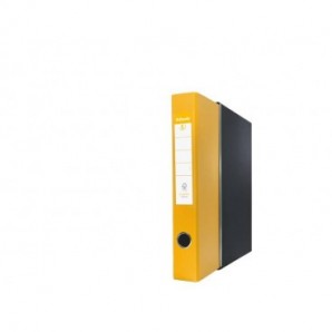 Registratore con custodia Esselte G54 EUROFILE protocollo D5 cartone rivestito in PP giallo - 390754090_115963