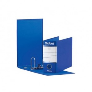 Registratore con custodia Esselte G81 OXFORD memorandum 29,5x19cm - dorso 8 cm blu - 390781050_788124