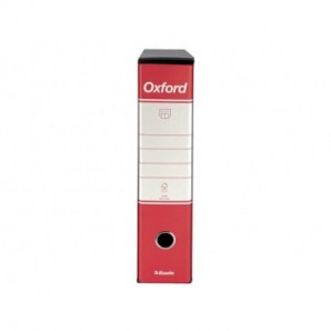 Registratore con custodia Esselte G85 Oxford protocollo 29,5x35 cm - dorso 8 cm rosso - 390785160_788255