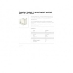 Raccoglitore personalizzabile Esselte Display Maxi 4 anelli tondi 27x35 cm bianco dorso 2,5 cm bianco - 394752000_160807