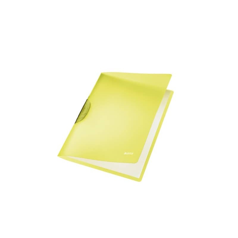 Cartelline di archiviazione con clip max 30 fogli Leitz COLOR CLIP Rainbow in PPL A4 giallo - 41760115_939728