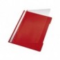 Cartellina ad aghi con clip Leitz in PVC A4 rosso 41910025_204567