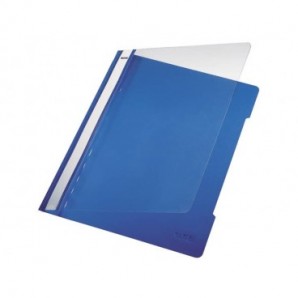 Cartellina ad aghi con clip Leitz in PVC A4 blu 41910035_204575