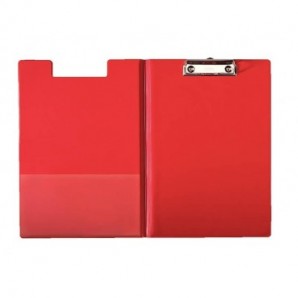 Portablocco con clip Esselte DAILY cartoncino/polipropilene 24,3x34 cm rosso - 56043_100601