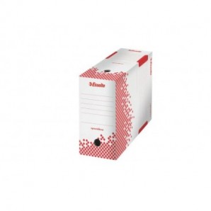 Scatola archivio Esselte SPEEDBOX dorso 15 cm bianco/rosso 15x25x35 cm 623909_129356