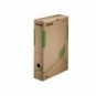 Scatola archivio Esselte ECOBOX dorso 8 cm avana/verde 8x23,3x32,7 cm 623916_129388