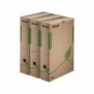 Scatola archivio Esselte ECOBOX dorso 8 cm avana/verde 8x23,3x32,7 cm 623916_129388