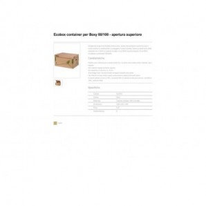 Scatola archivio Esselte ECOBOX container per Boxy 80/100 avana/verde 34,5x24,2x43,9 cm - 623918_129402