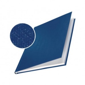Copertina rigida 10-35 fogli Leitz impressBIND in cartone con dorso da 3,5 mm A4 blu conf. da 10 - 73900035_766851