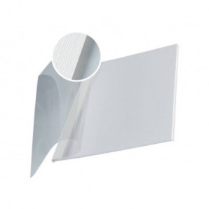 Copertina flessibile max 10-35 fogli Leitz impressBIND in PPL con dorso da 3,5 mm A4 bianco conf. da 10 - 73980001_767199