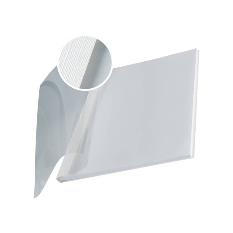 Copertina flessibile max 36-70 fogli Leitz impressBIND in PPL con dorso da 7 mm A4 bianco conf. da 10 - 73990001_767202